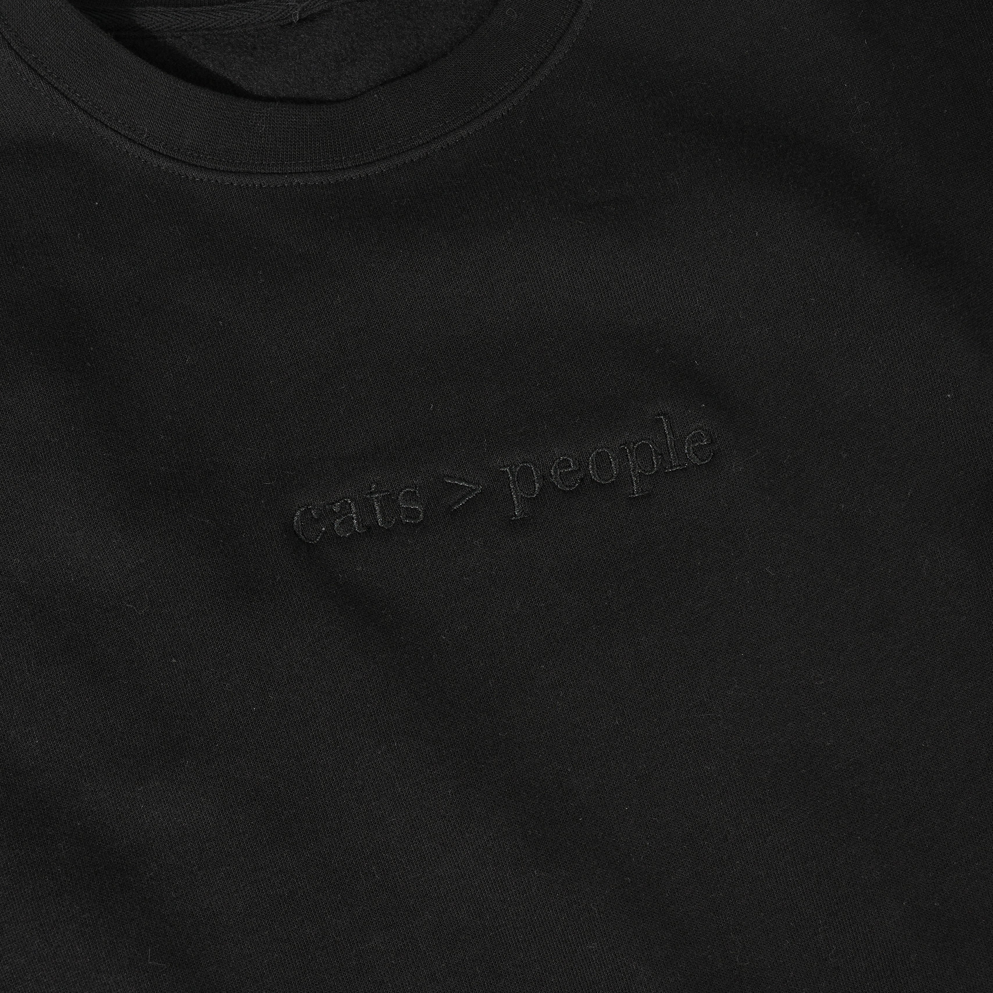 Cats > People Crewneck