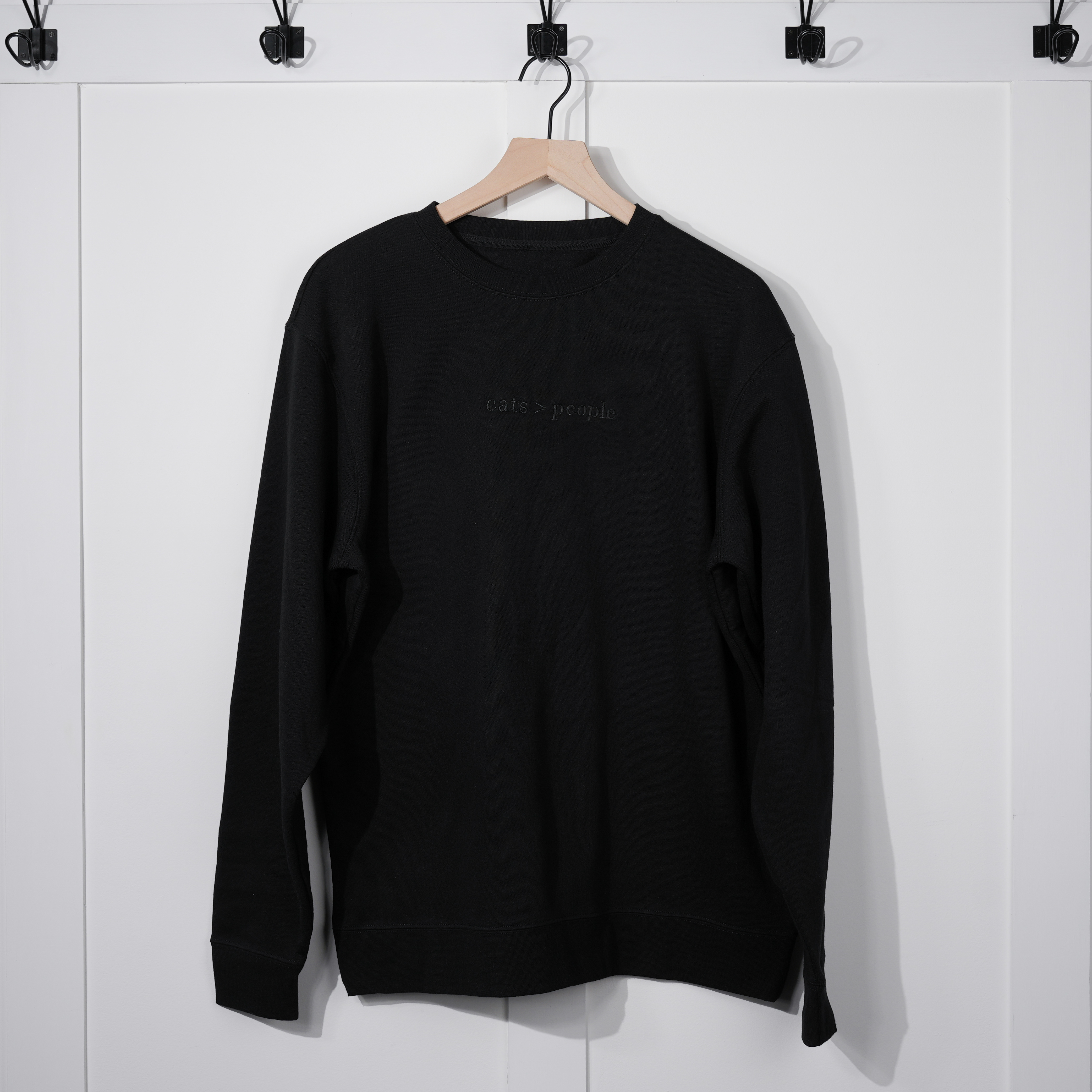 Cats > People Crewneck