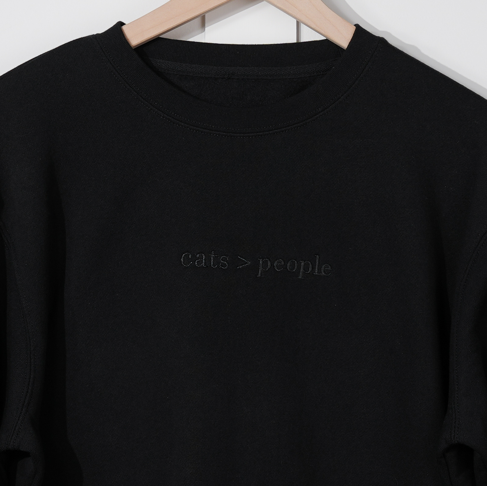 Cats > People Crewneck