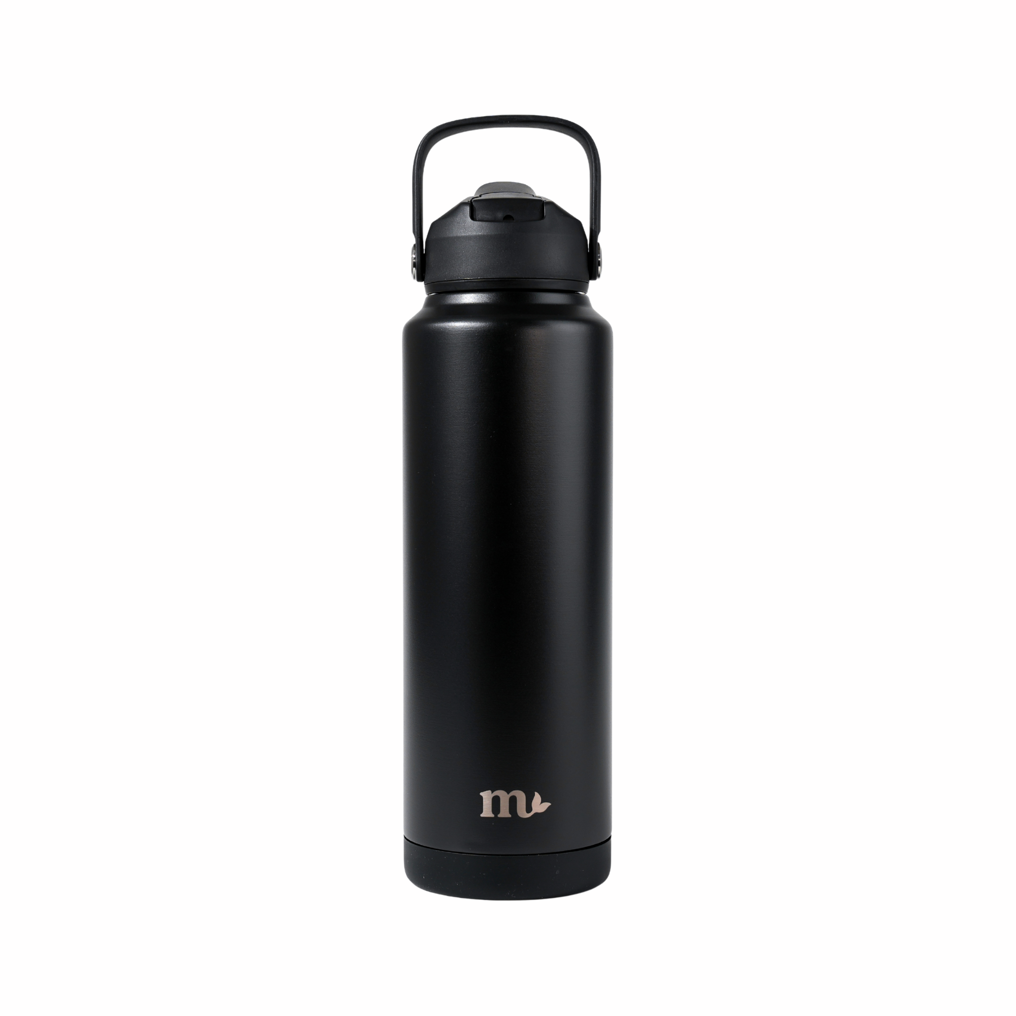 40oz Black Stainless Steel Bottle