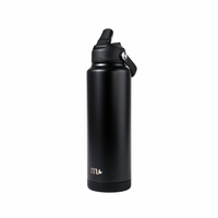 40oz Black Stainless Steel Bottle