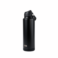 40oz Black Stainless Steel Bottle