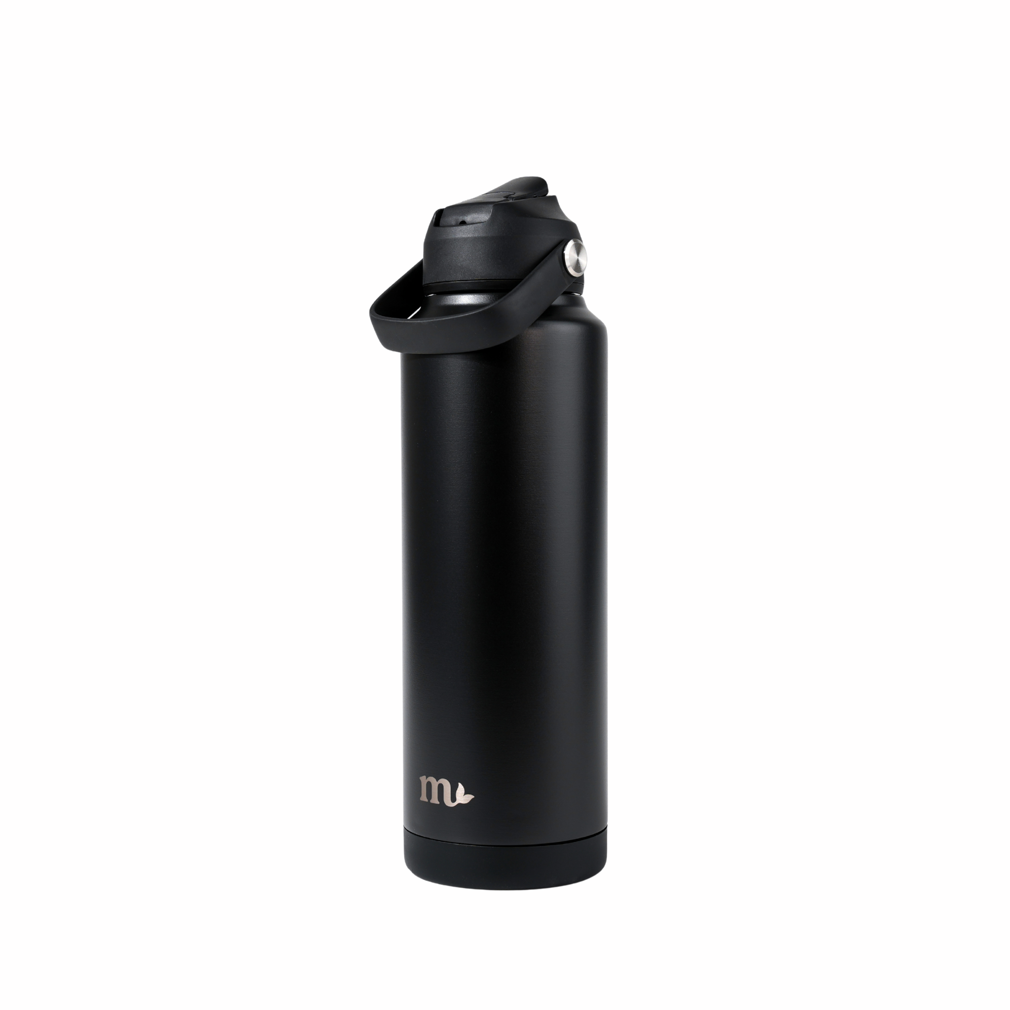 40oz Black Stainless Steel Bottle