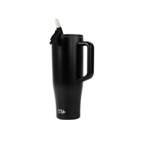 40oz Black Stainless Steel Tumbler