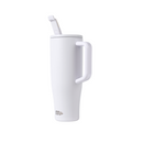 40oz White Stainless Steel Tumbler