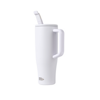 40oz White Stainless Steel Tumbler