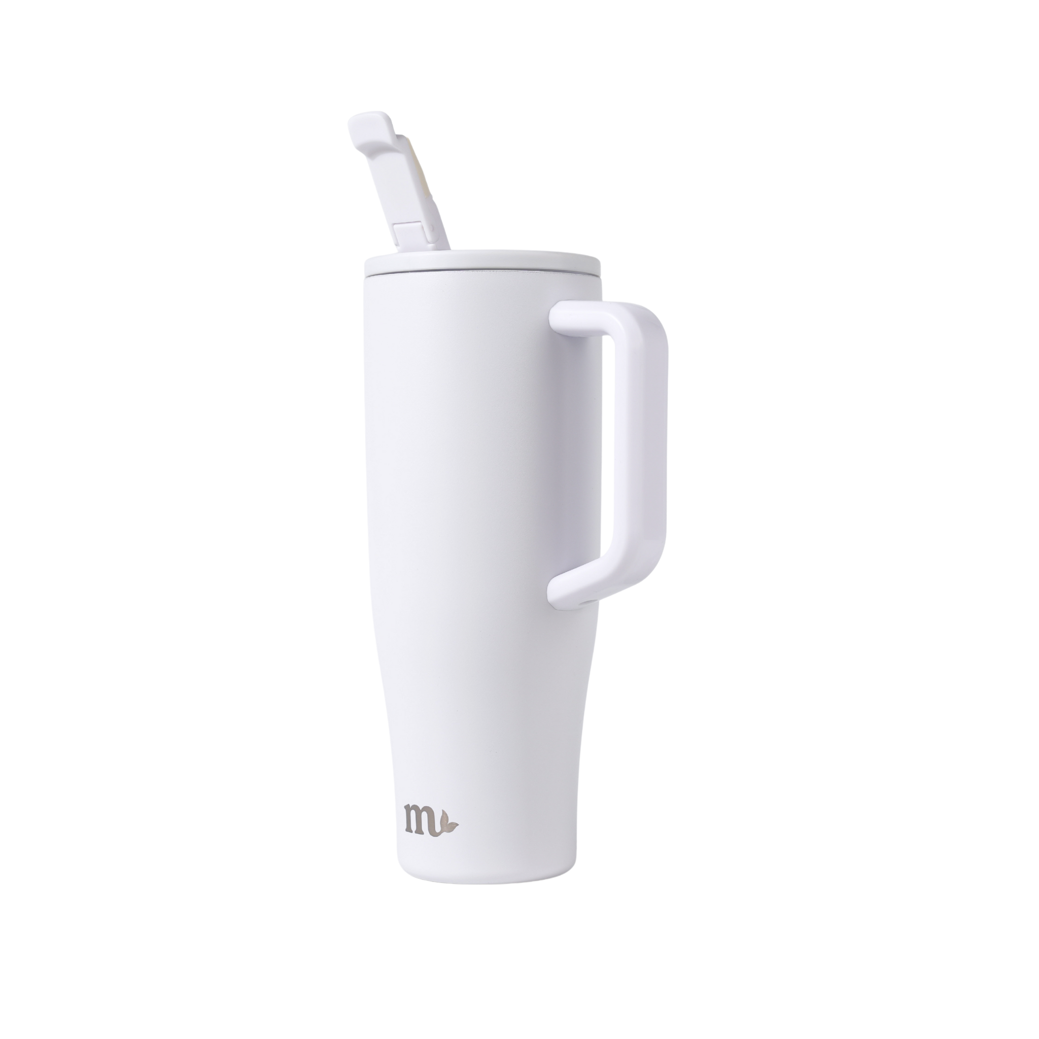 40oz White Stainless Steel Tumbler