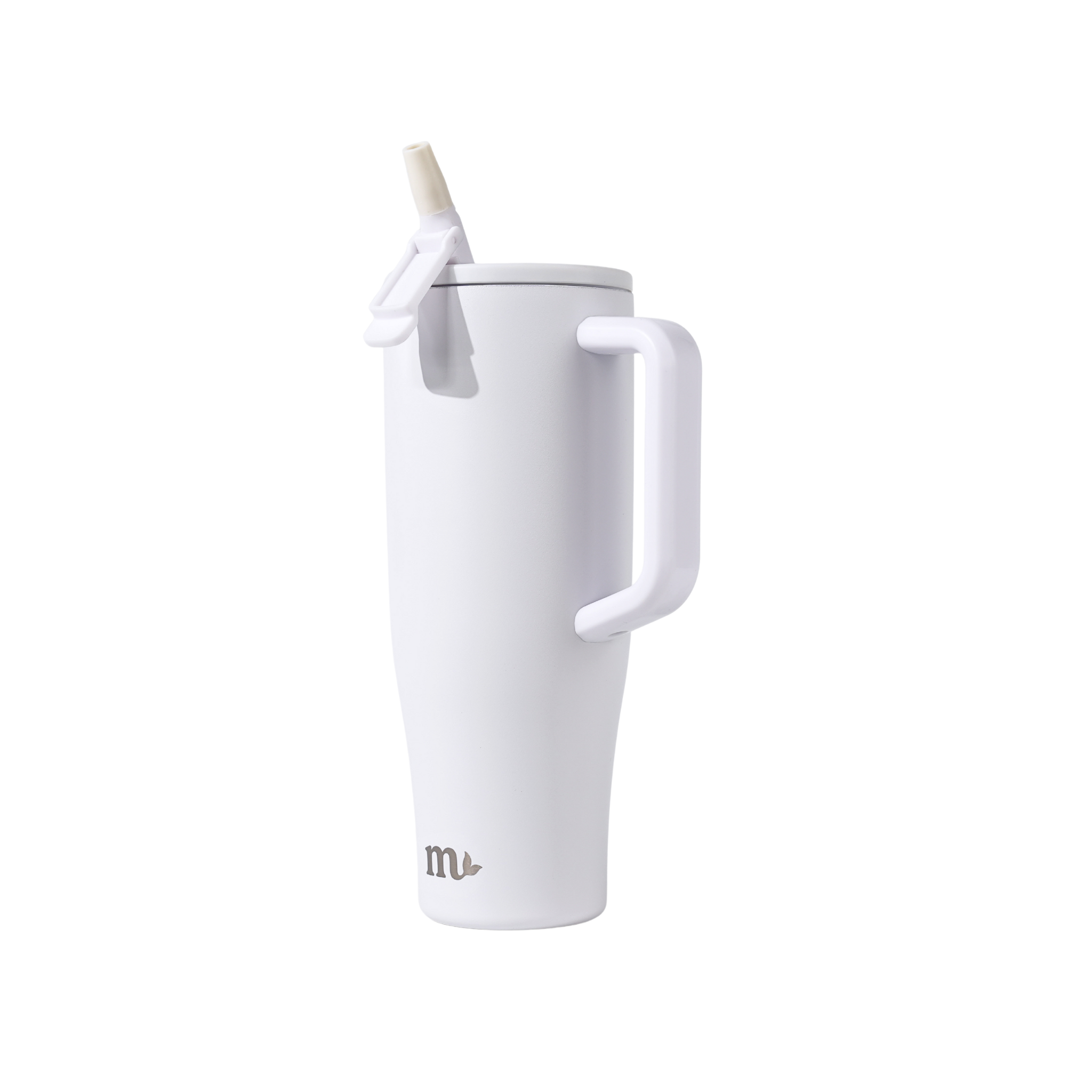 40oz White Stainless Steel Tumbler