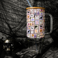 40oz Glass Tumbler - Little Spookies