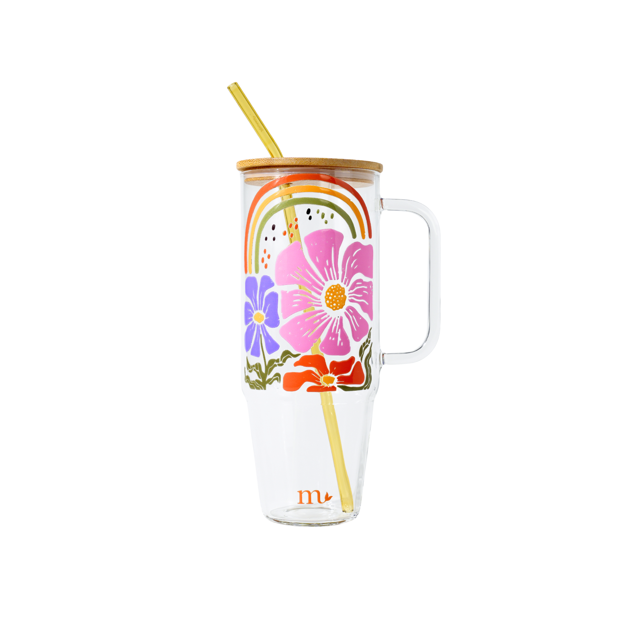 40oz Glass Tumbler - Find the Beauty